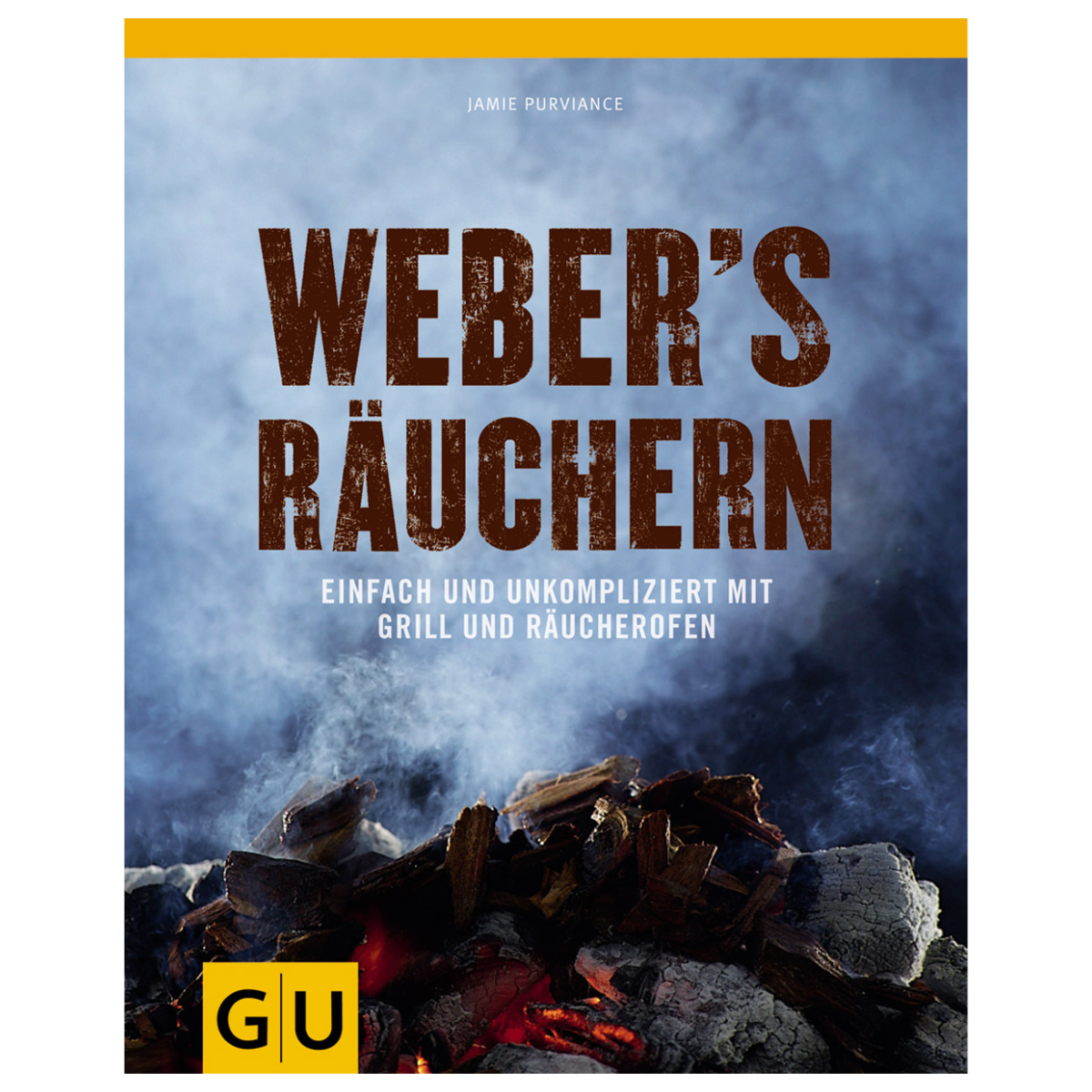 Grillbuch "Weber's Räuchern" von Jamie Purviance, schwarz, für Räuchergrill