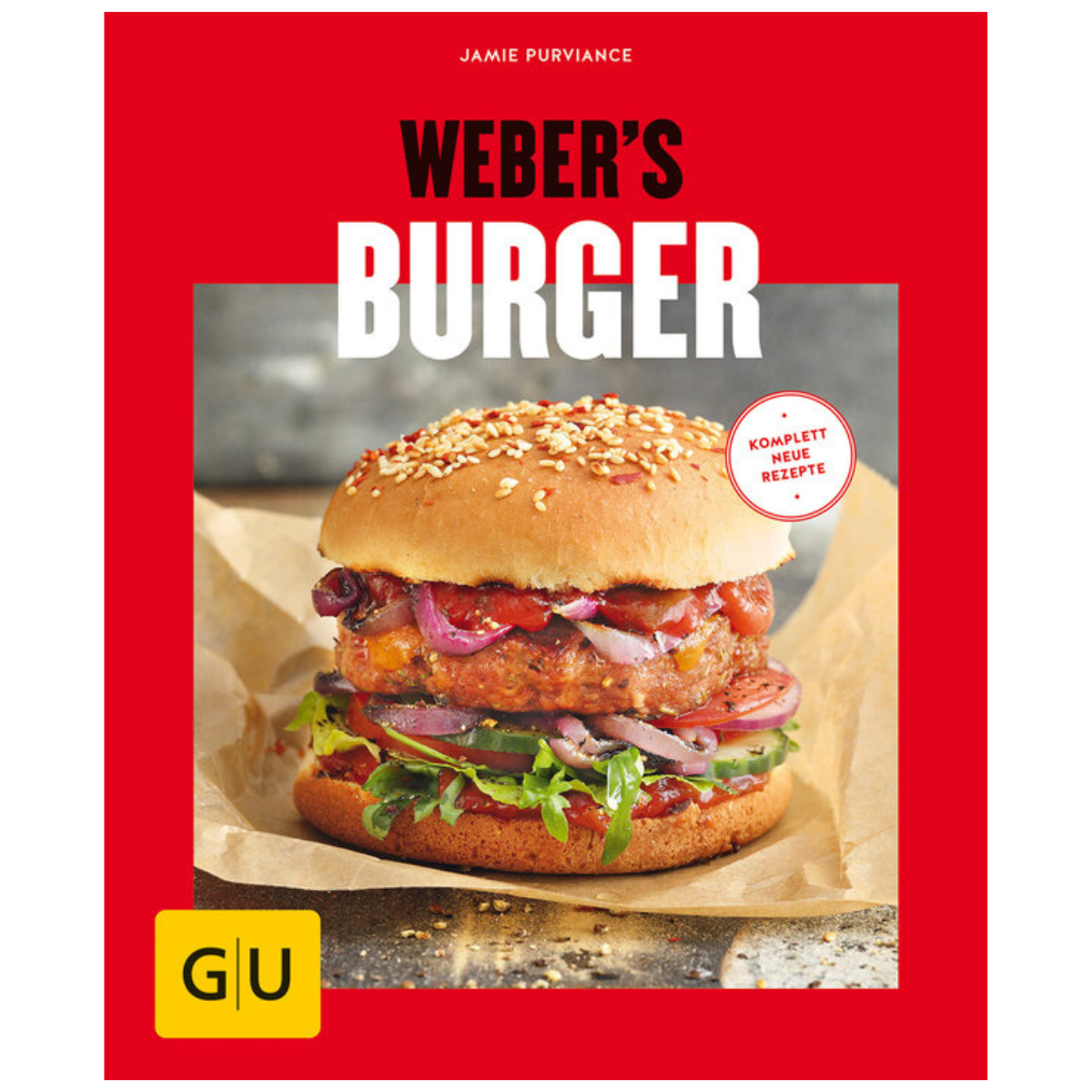 Grillbuch "Weber's Burger" von Jamie Purviance, rot