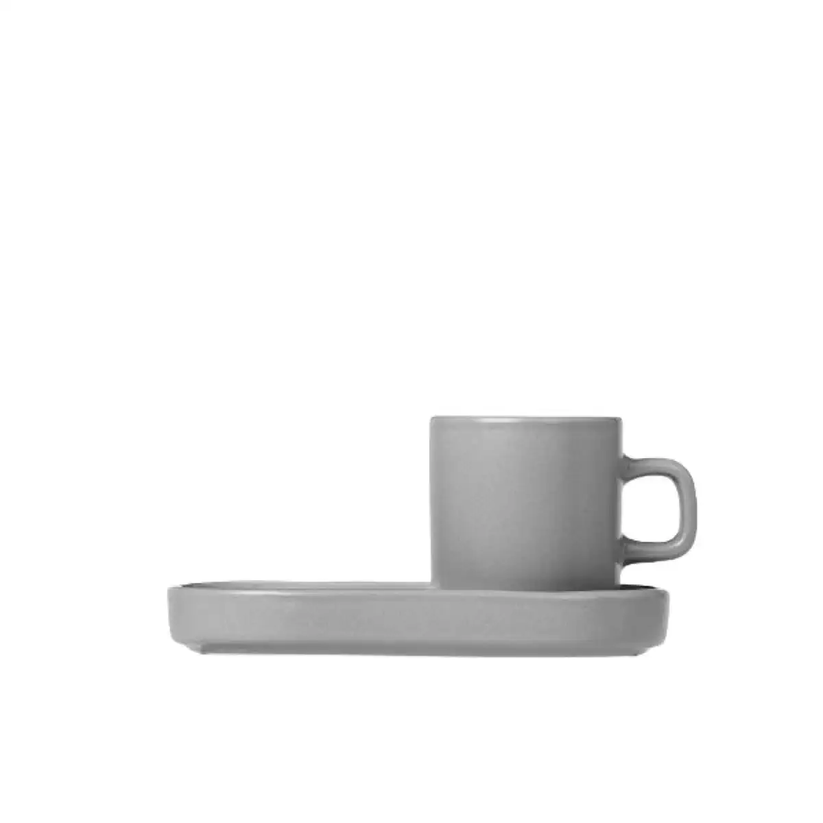 Blomus Set 2 Espressotassen PILAR Mirage Grey 