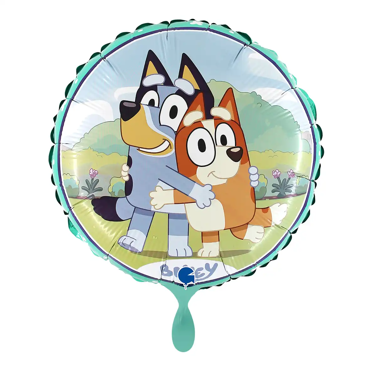 Bluey Folienballon, rund  Größe: 45 cm