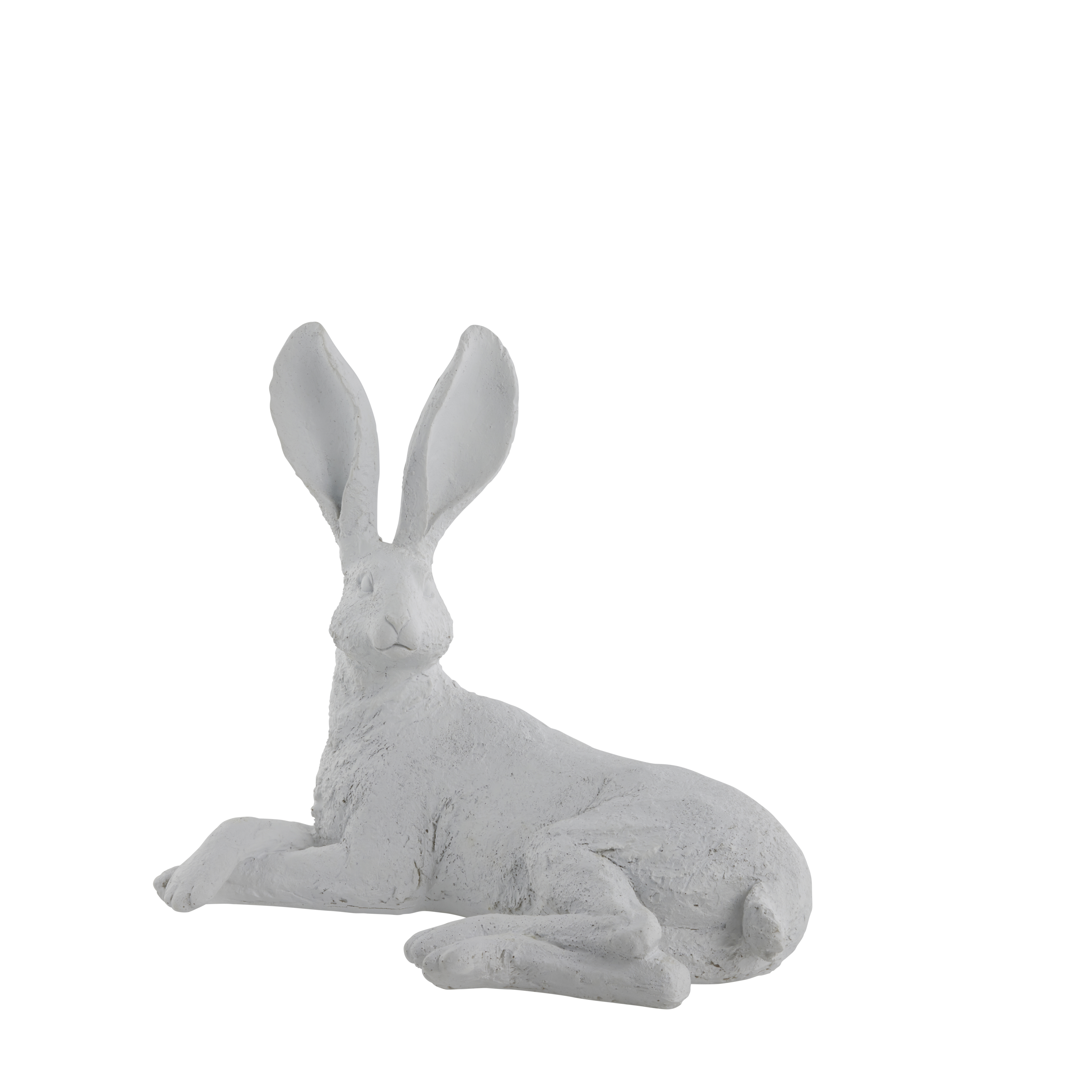 Lene Bjerre Sevona Ostern Hase Polyresin weiß liegend 32x19x29 cm