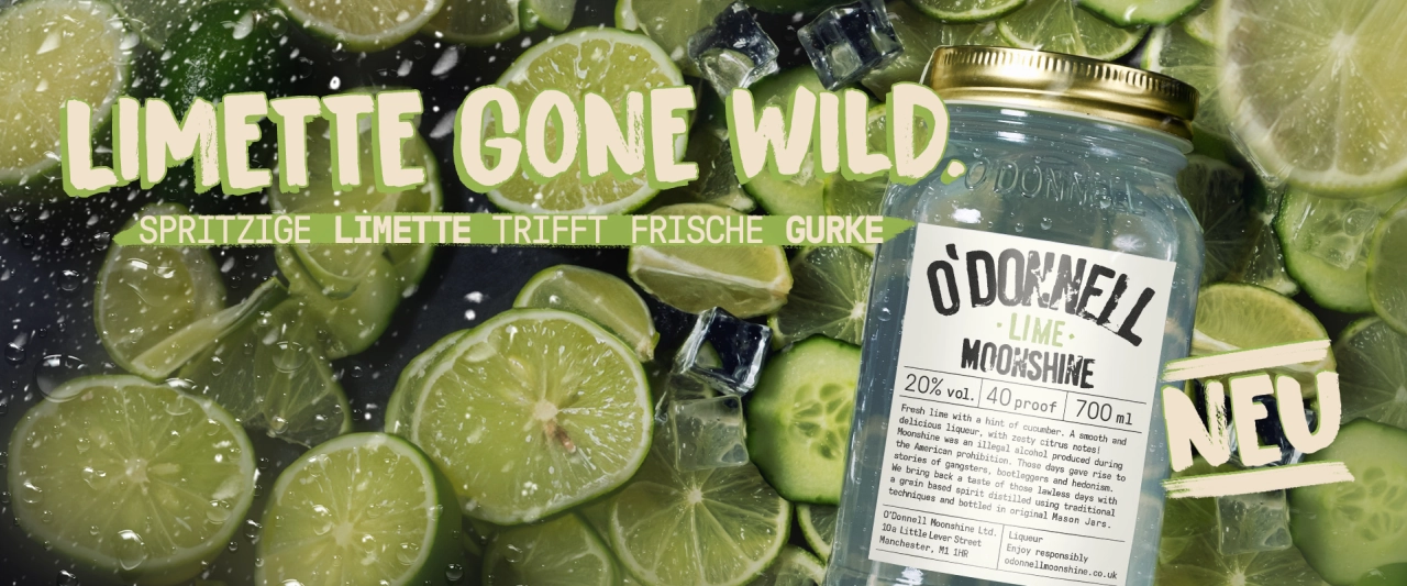 Limette trifft auf Gutke Banner mit Glas