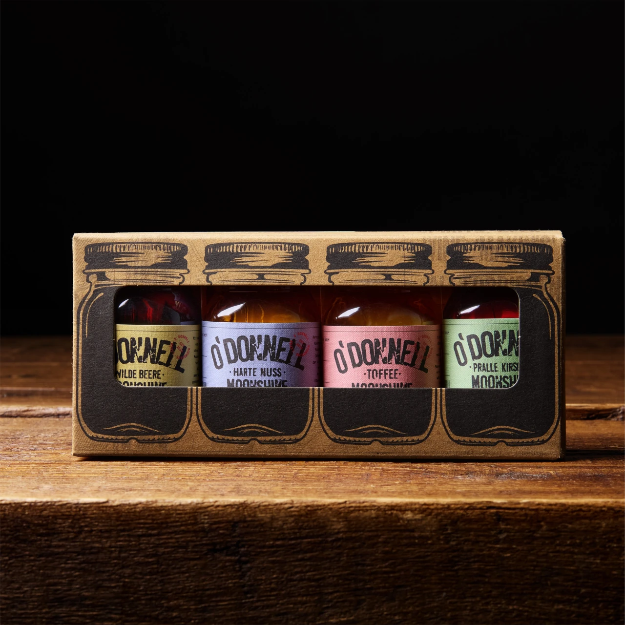 Special Mini Set Harte Nuss Toffee Wilde Beere Pralle Kische Harte Nuss Likör Set