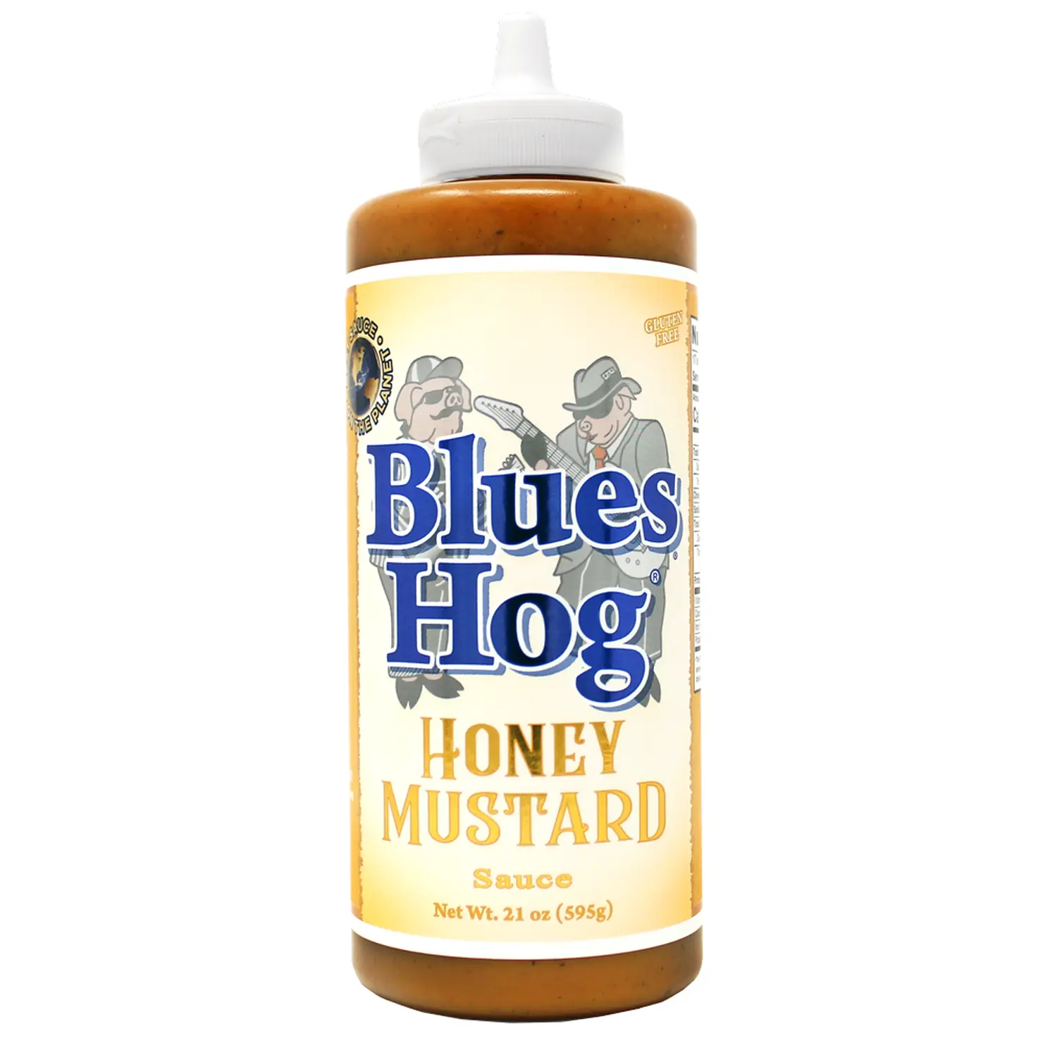 Blues Hog Honey Mustard Sauce  Squeeze Flasche 595g