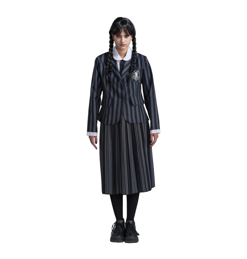 Wednesday Schuluniform schwarz / grau