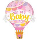 Ballon pink Welcome Baby