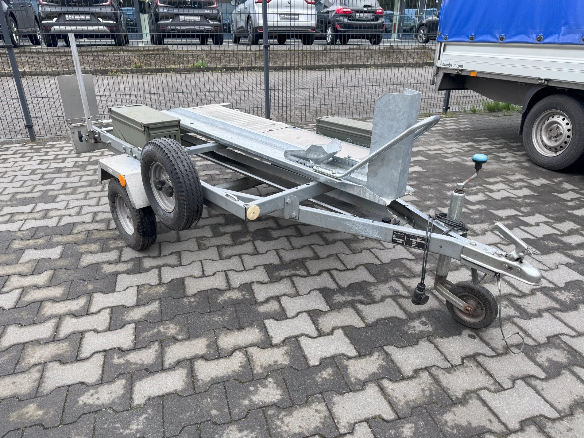 Stema Motorradtransporter MT 500C mit Zubehör 400kg