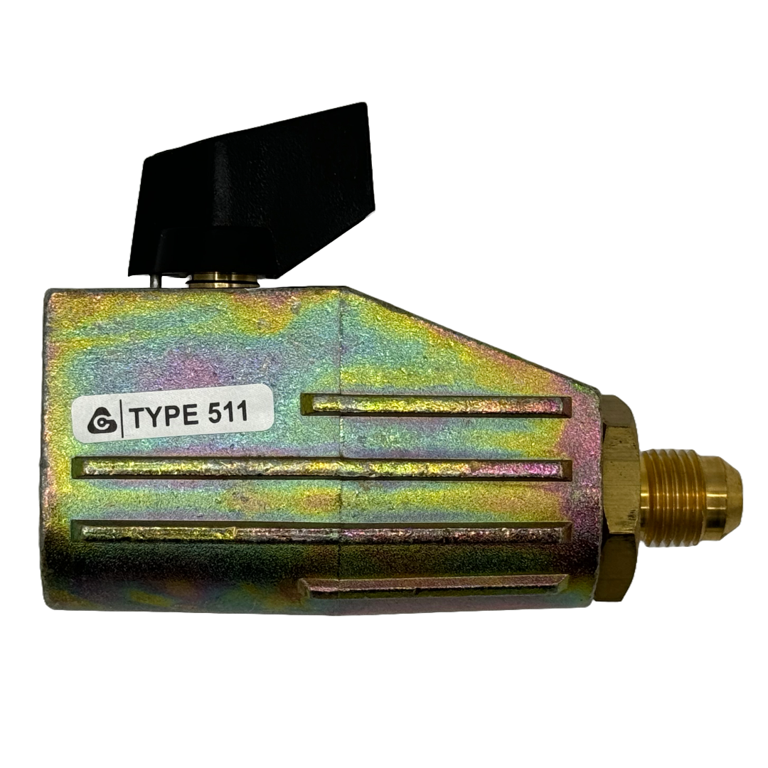 Click-On Adapter horizontal  für Gabelstapler-Treibgasflaschen - Typ 511