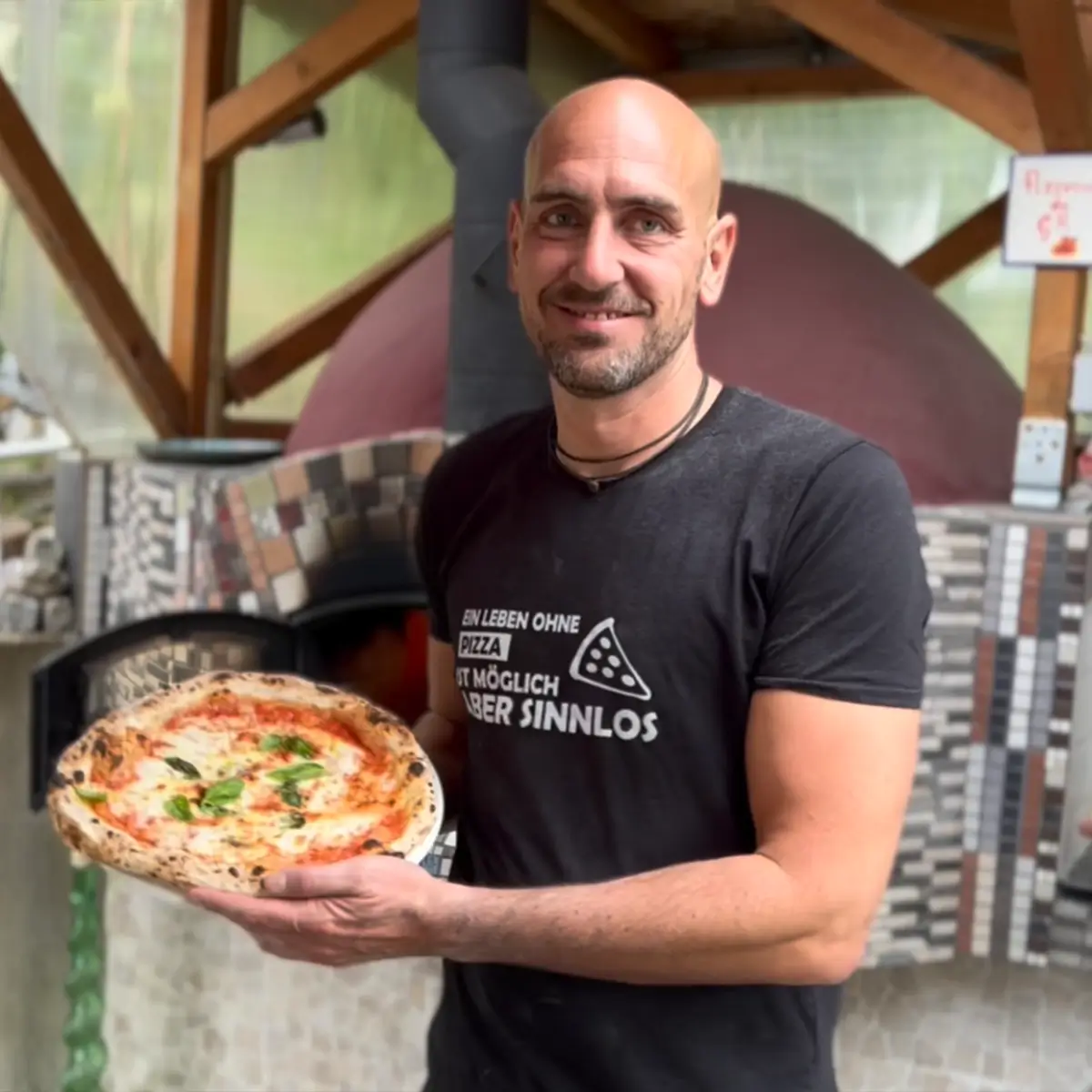 Marco Esposito der Pizzabäcker