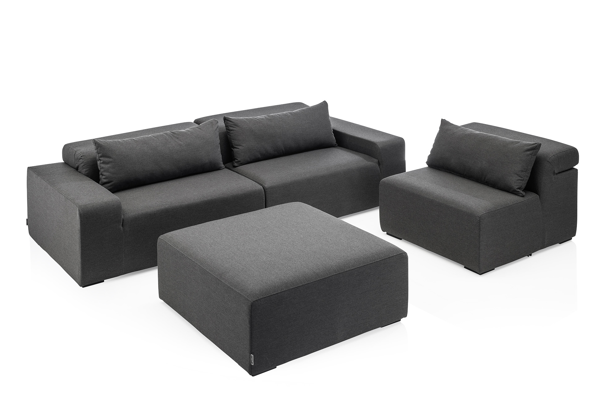 Kettler Royal Lounge (Endteil links, Endteil rechts, Sessel, Hocker