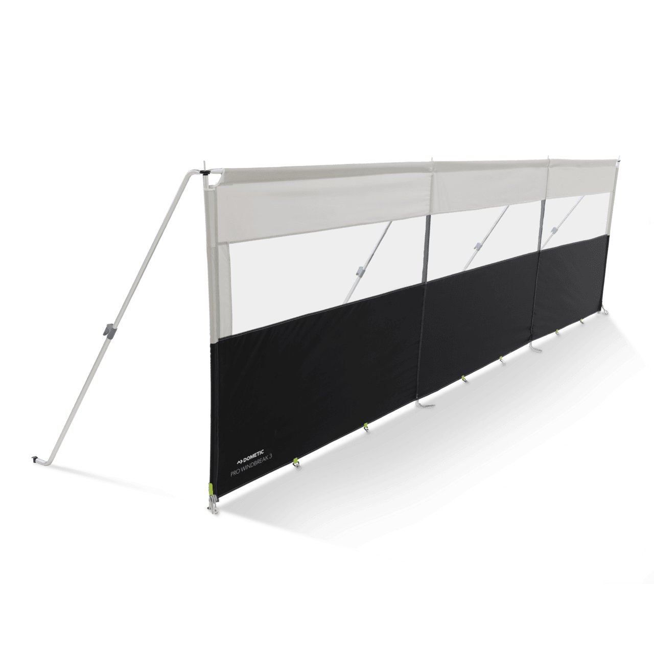 Windschutz Pro 3 mit Aluminium Gestänge Länge: 460 cm Höhe 140 cm Packmaß: 105 x 17 x 18 cm, Gewicht: 10,7 kg