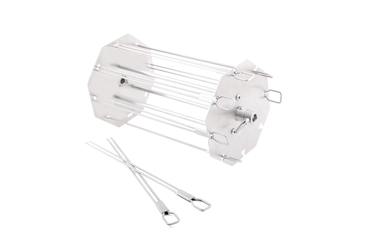 Drehspieß Rotisserie Spieße-Set bestückt