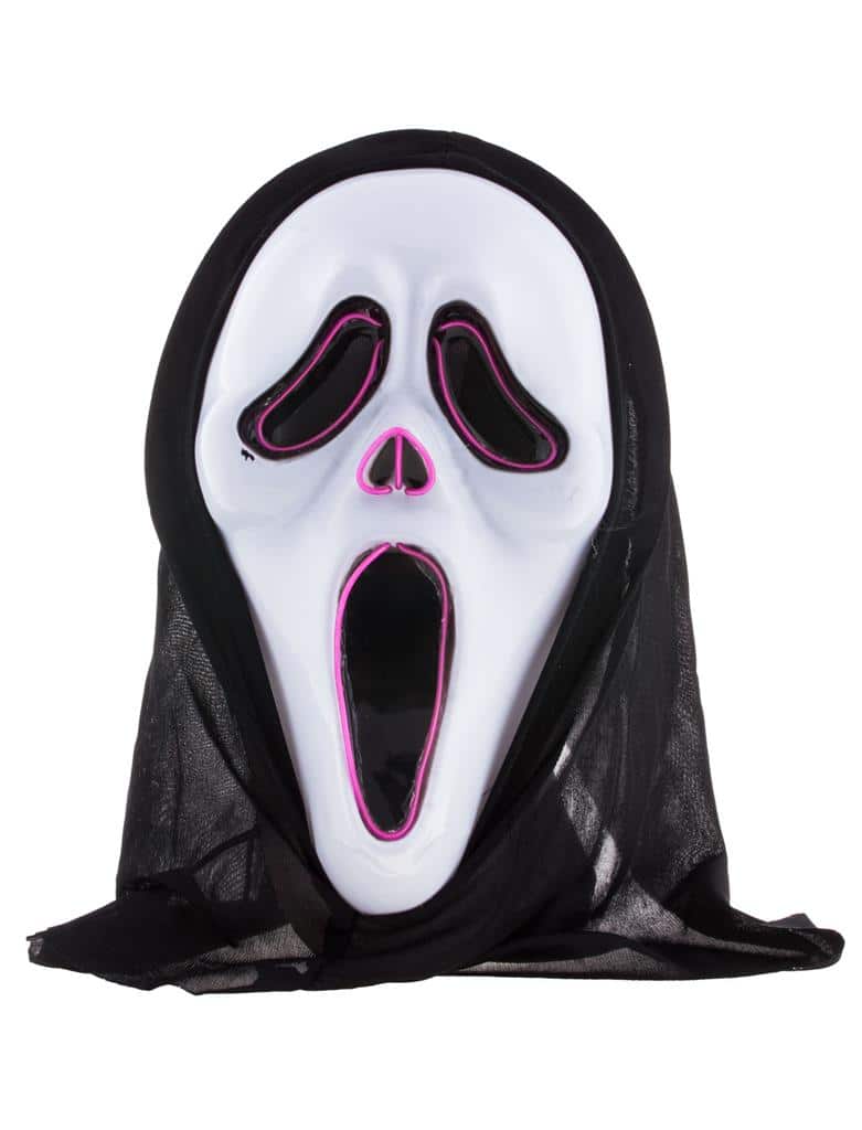 Accessoire: Leuchtende Scream-Maske