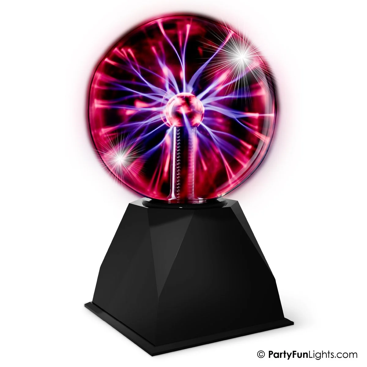 PartyFunLights - Plasma-Kugellampe -   reagiert auf Berührung