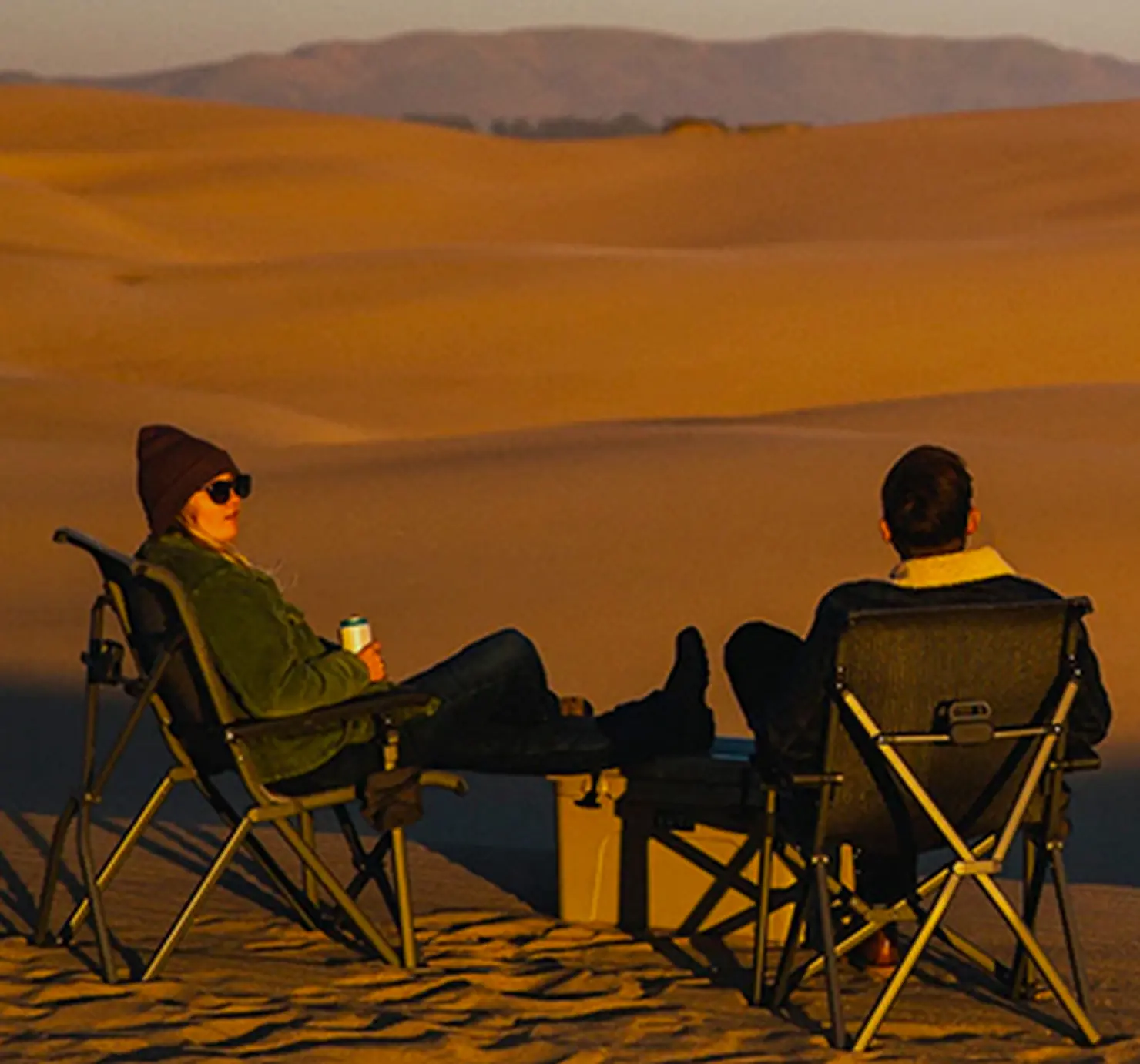 Camping-Stuhl Wüste Lifestyle-Foto
