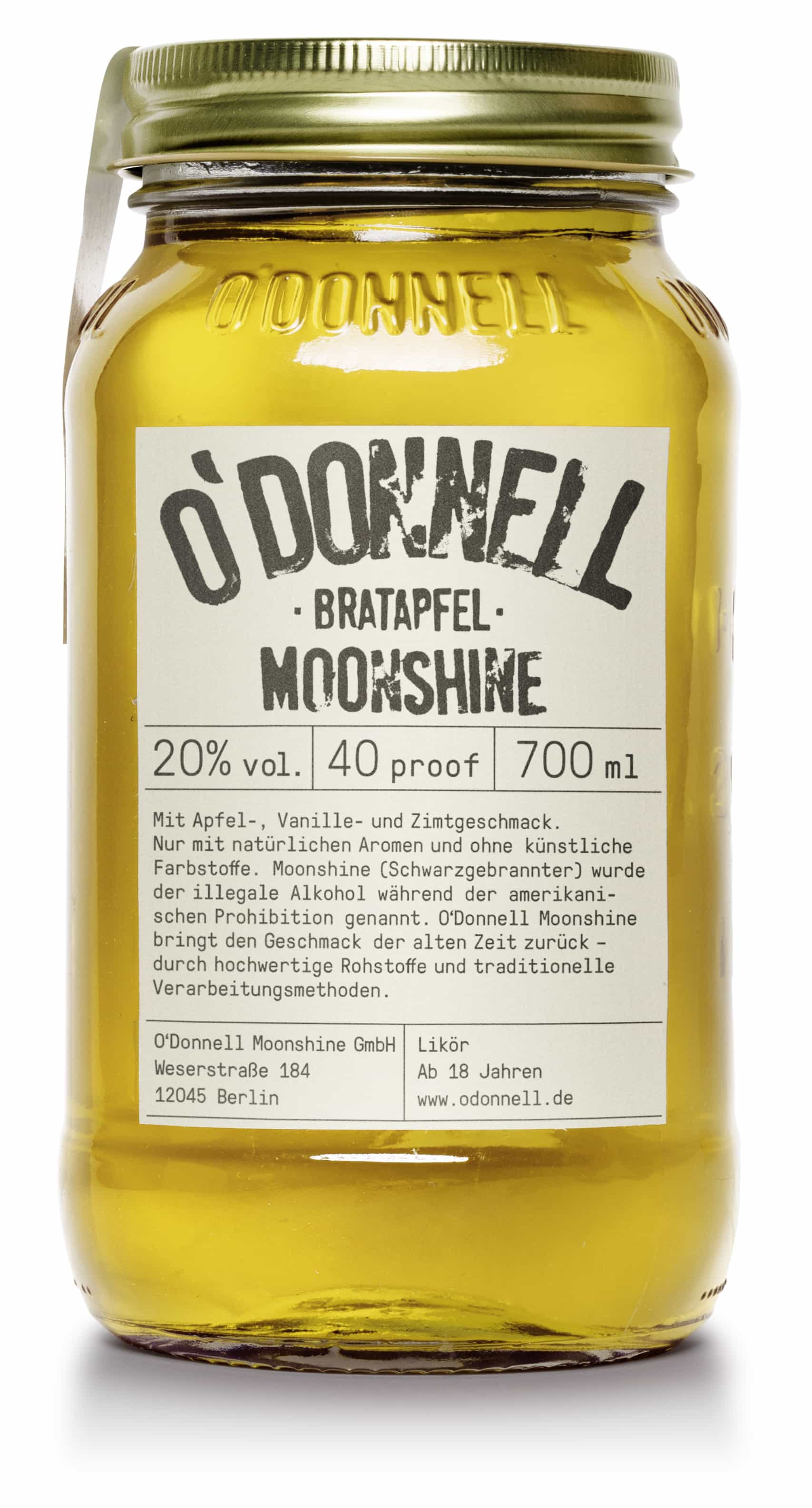 Bratapfel 700 ml ( 20% vol.) O´Donnell - Moonshine