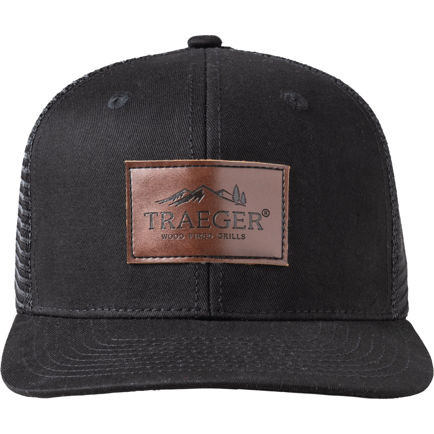 Traeger Baseball Trucker Mütze Cappie Leder Patch APP570 818570-1
