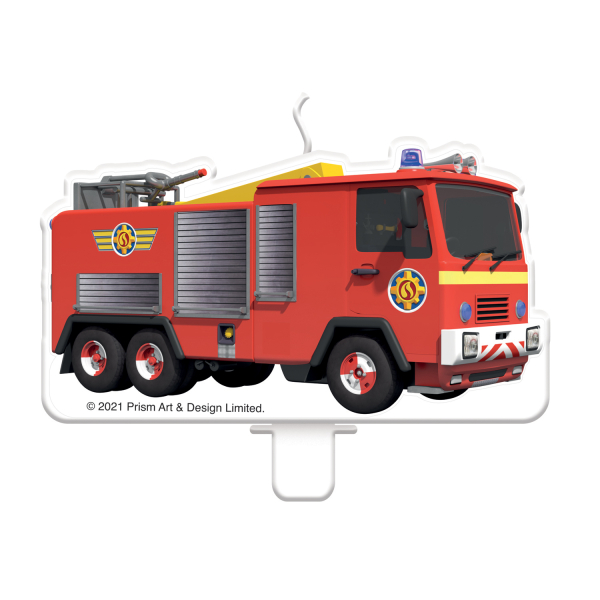 Figurenkerze:: Feuerwehrmann Sam 9,1 x 4,9 cm