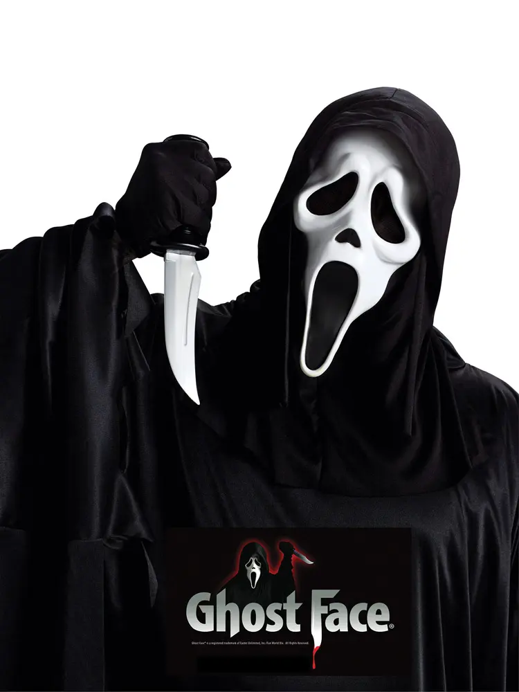 Scream Maske mit Messer Set 