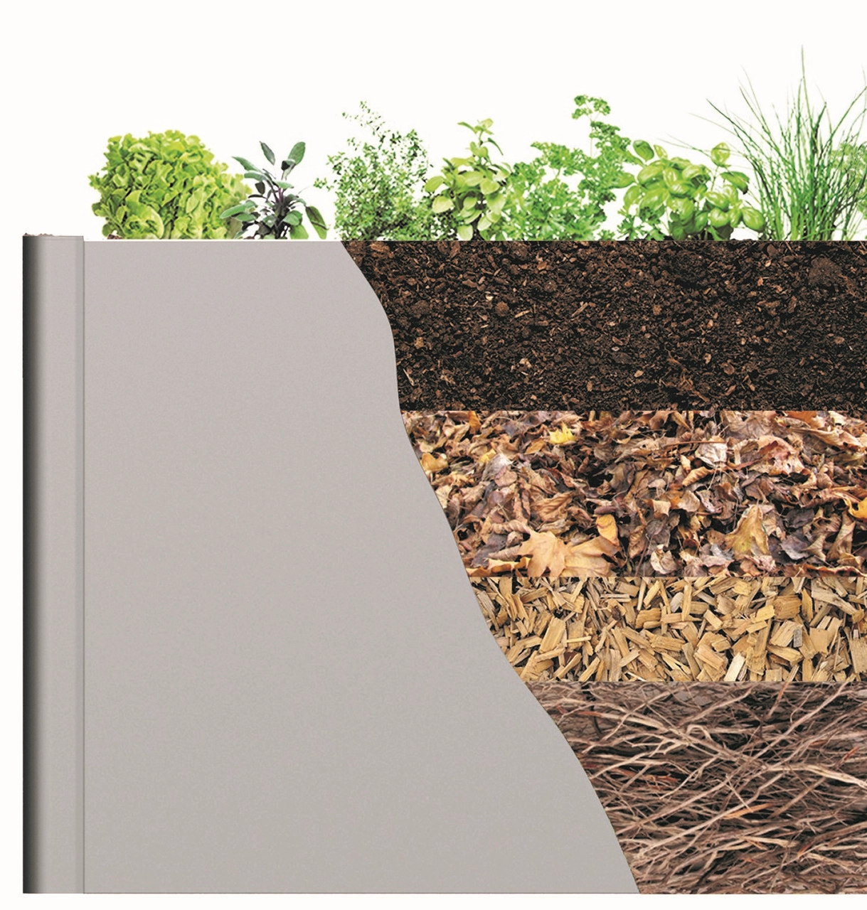 Biohort HochBeet 1x1 dunkelgrau-metallic