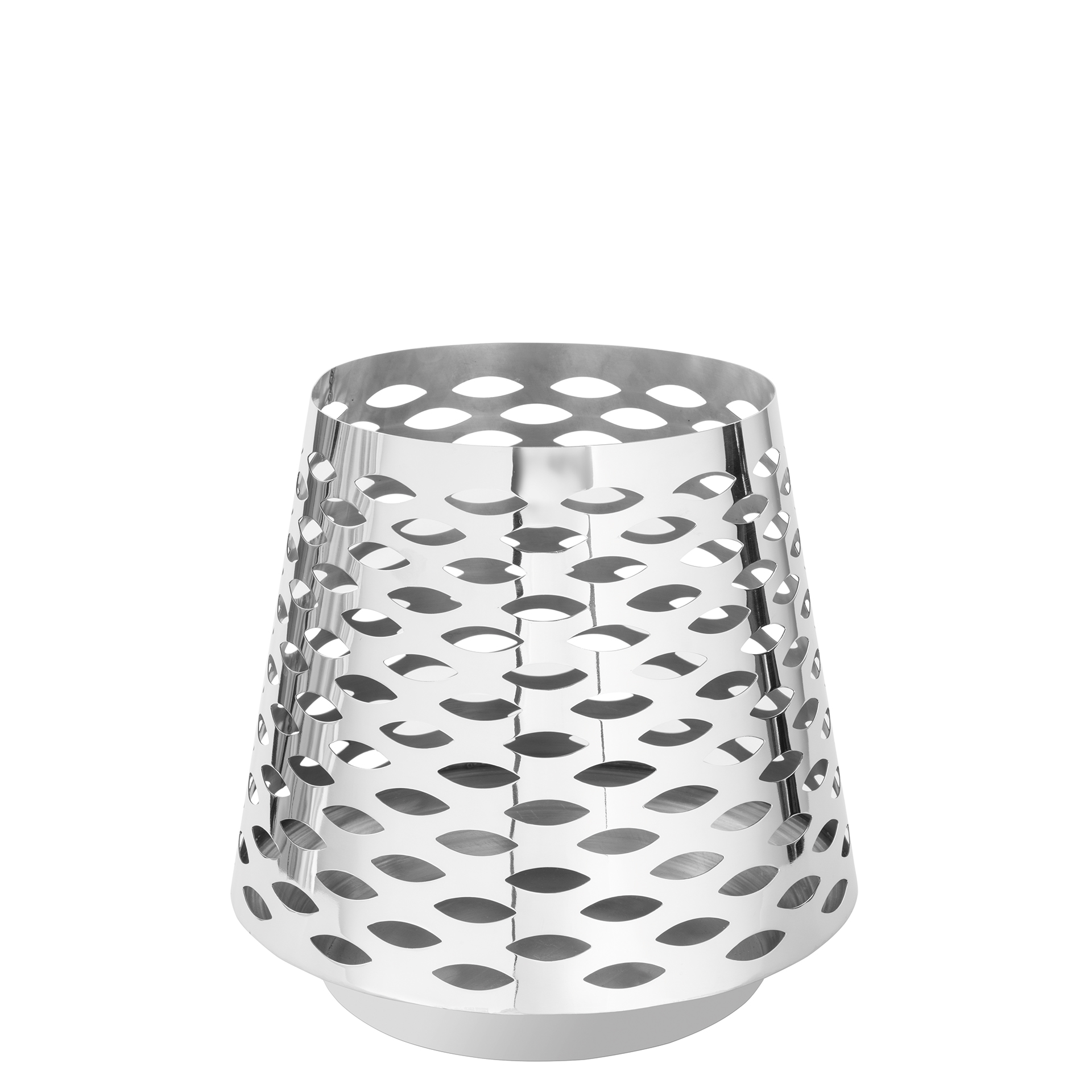 Luma Windlicht Edelstahl Silber Ø32 H30cm 
