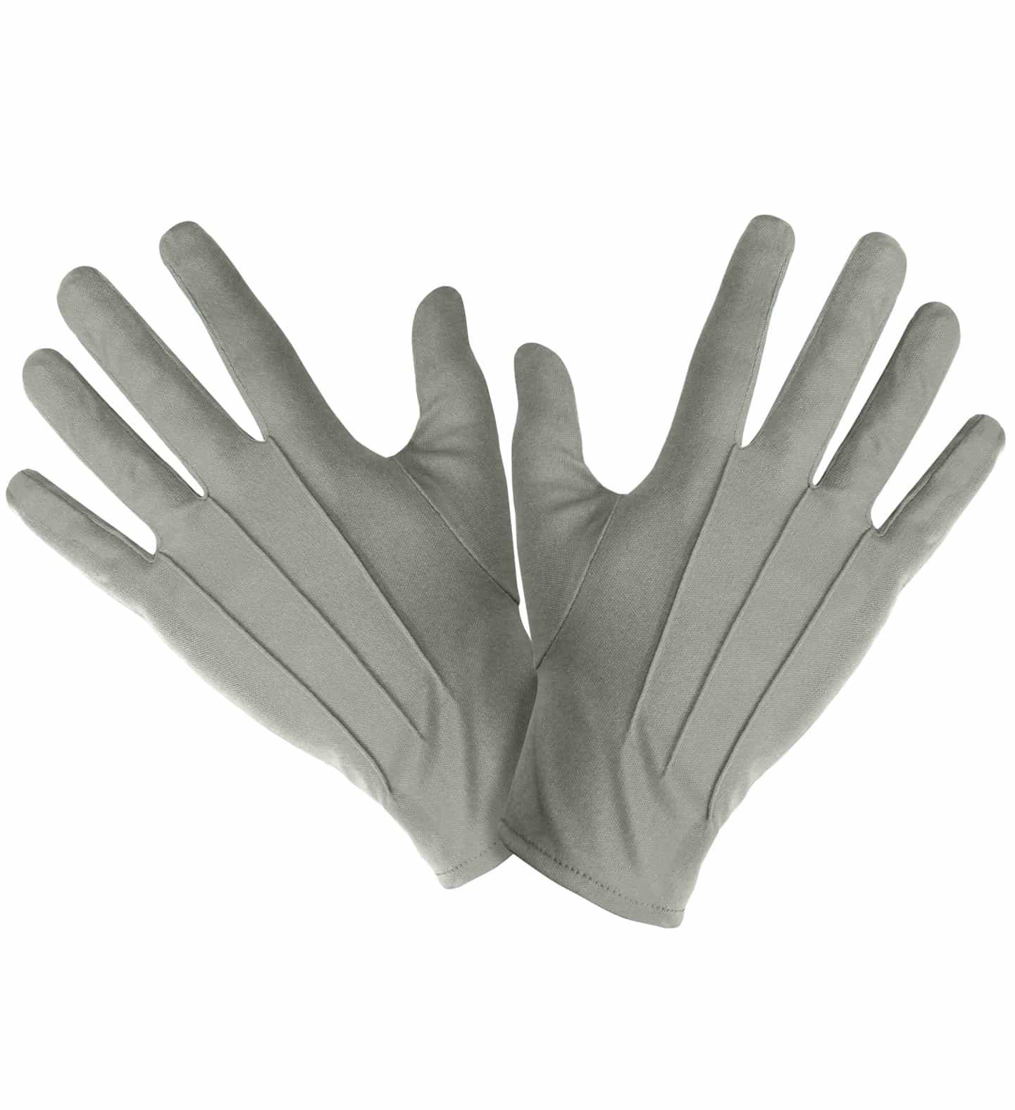 Accessoire: Paar Handschuhe, grau Halloween Accessoire