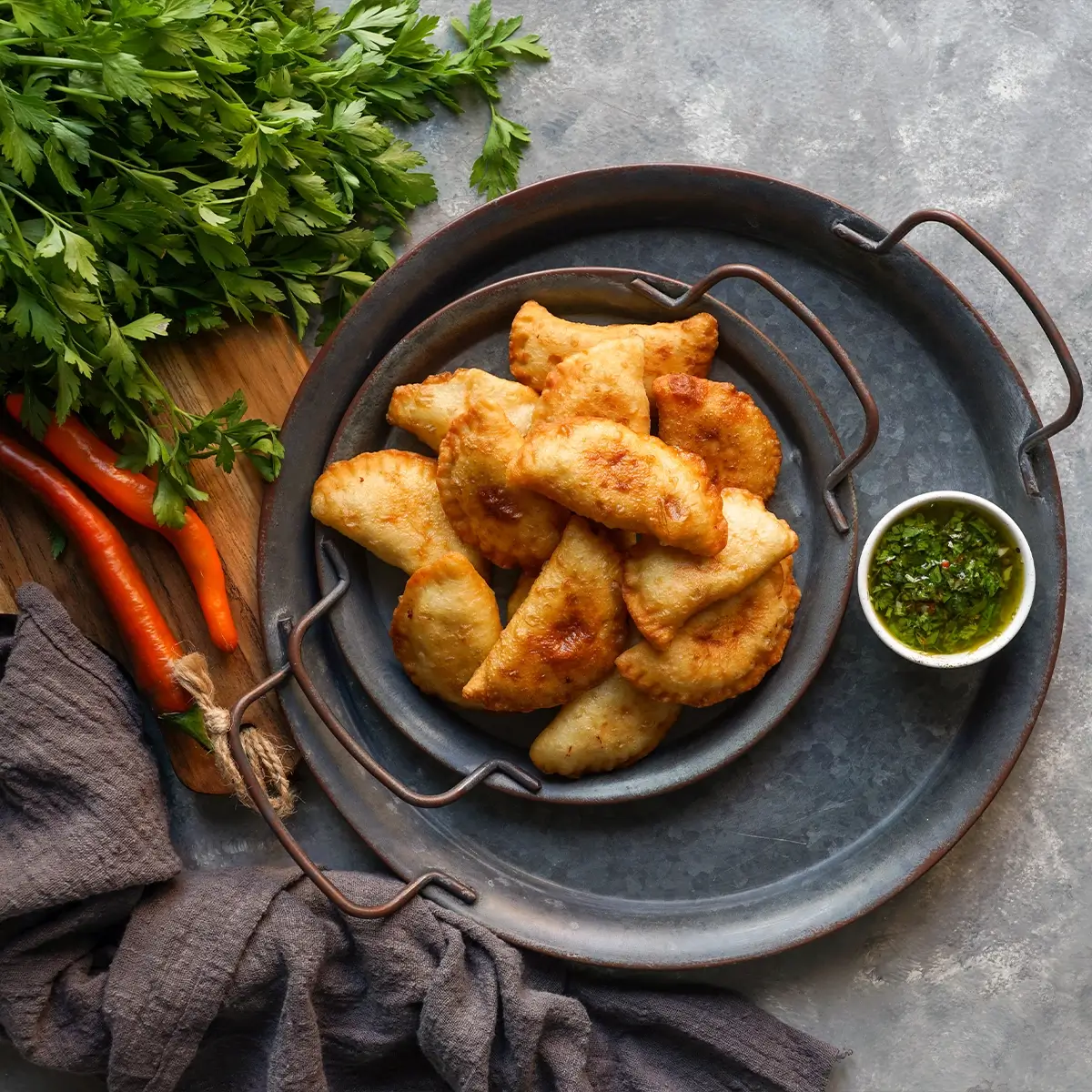 Empanadas - gefüllte Teigtaschen