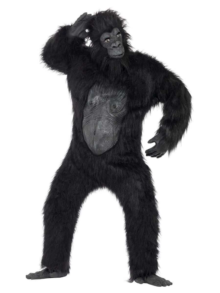 Deluxe Gorilla Kostüm  Größe: Einheitsgröße