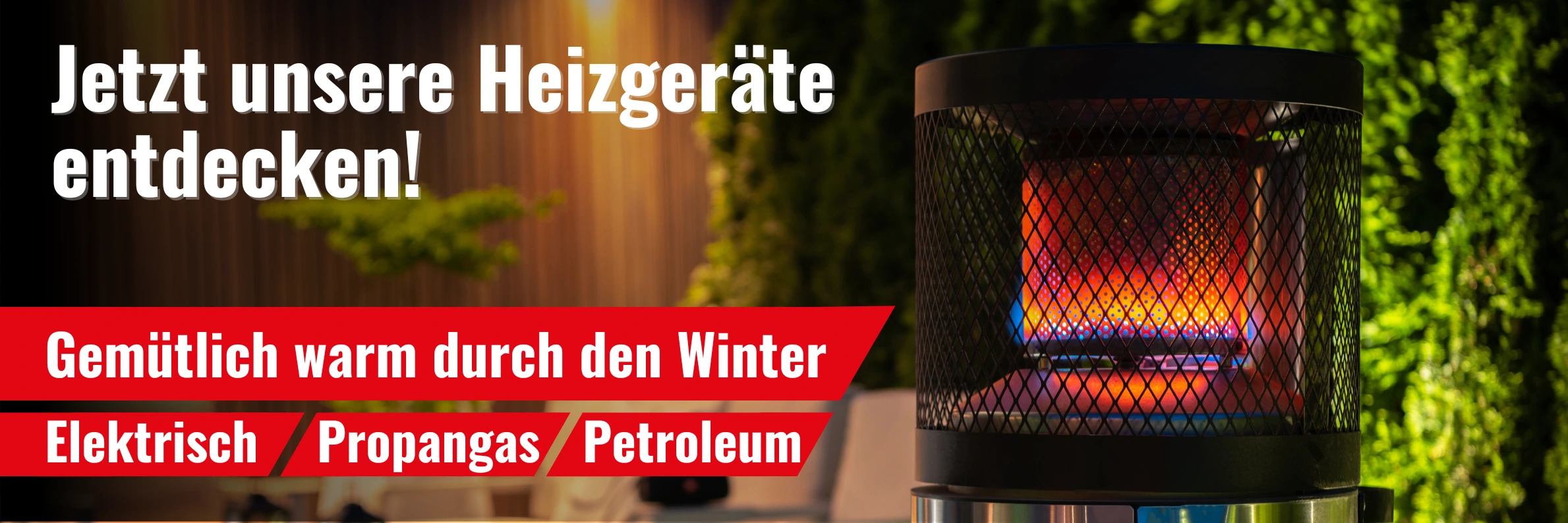 Gemütlich warm durch den Winter, jetzt unsere Heizgeräte kaufen