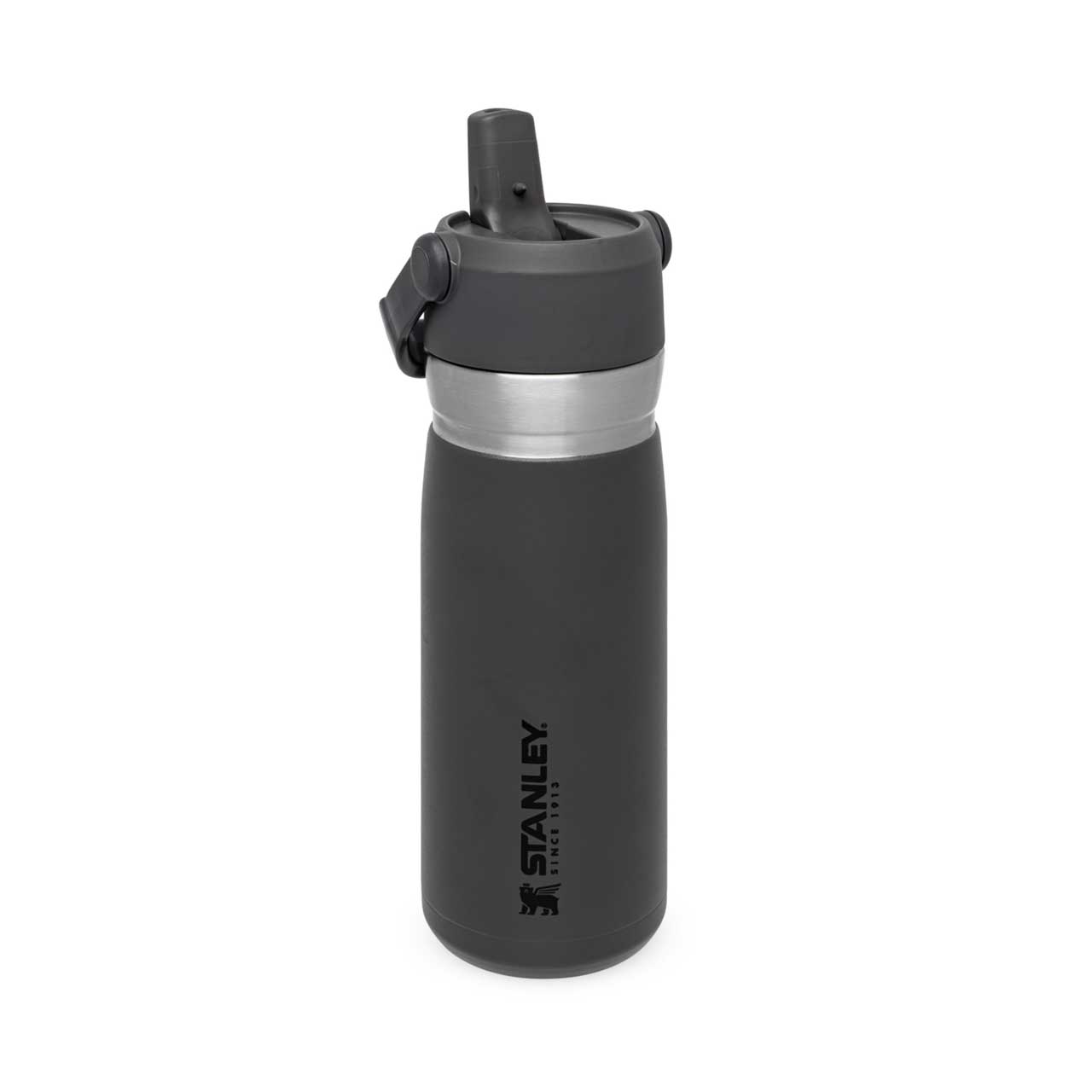 Stanley IceFlow Flip Straw Water Bottle 0.65l grey 