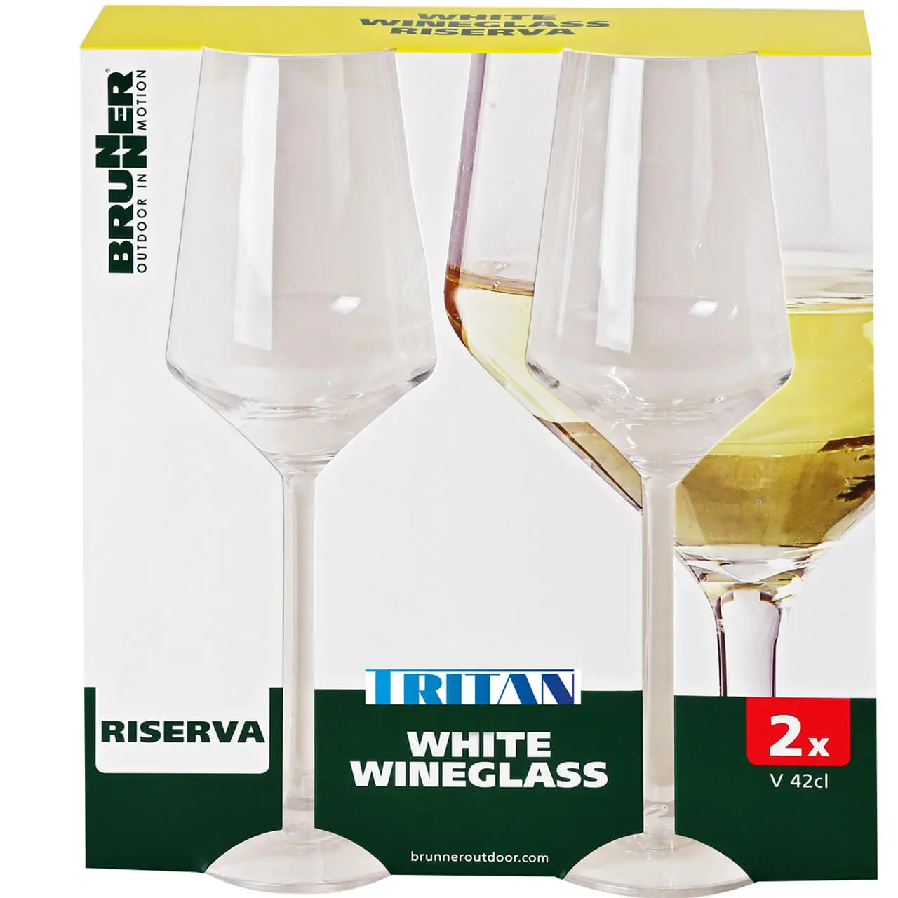 Brunner Weißwein Glaeser 2 - Set