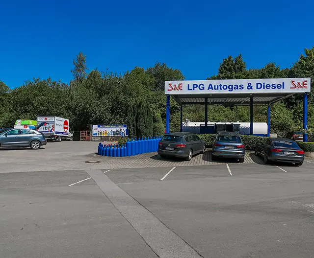 LPG Autogas und Diesel Tankstelle an der Flughafenstraße
