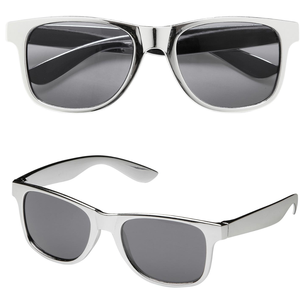 Accessoires: BRILLE IN SILBER METALLIC