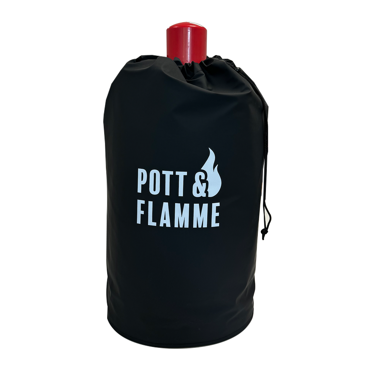 Abdeckhaube 11 kg Gasflasche inkl. Druck "Pott & Flamme" 