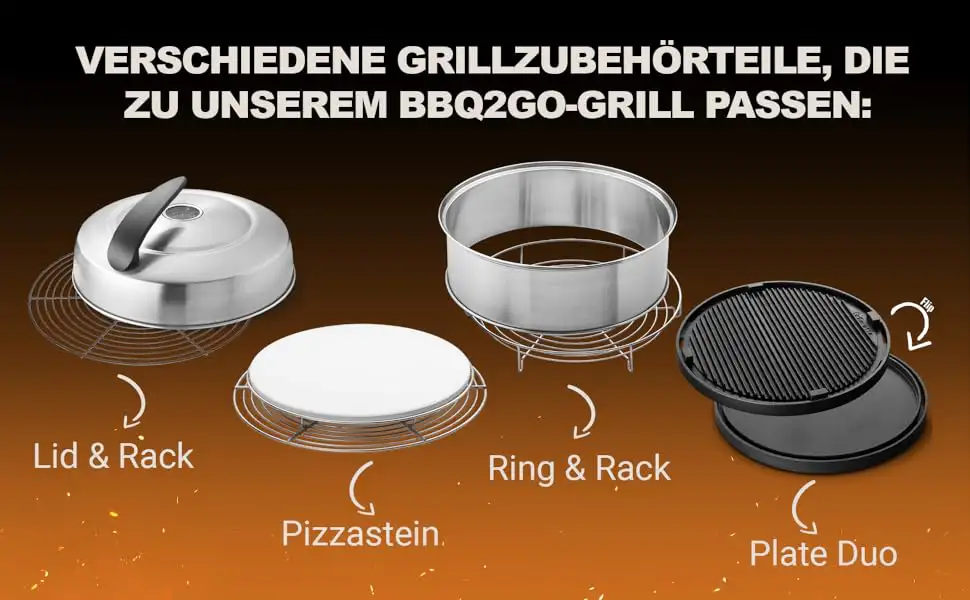 BBQ2GO raucharmer Holzkohle-Grill inkl. Tasche  80BBQ2GO-1